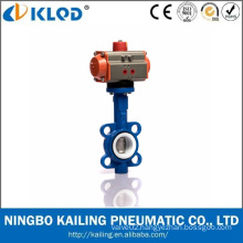 Ningbo Actuator Manufactory EPDM PTFE Sealing Pneumatic Butterfly Valve